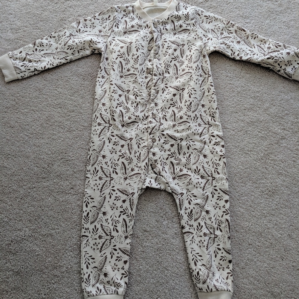Rylee & Cru Folk Birds Jumpsuit